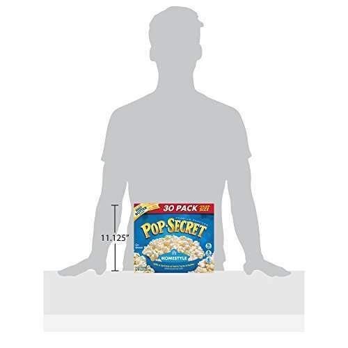 Pop Secret Home Style Popcorn, 30 Count, 3 Ounce Bags