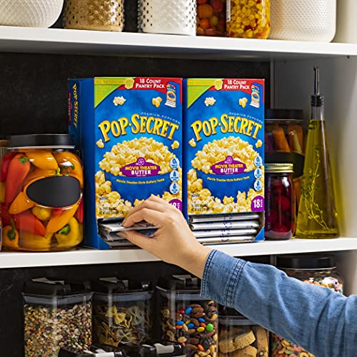 Pop Secret Popcorn, Movie Theater Butter Microwave Popcorn, 36 C