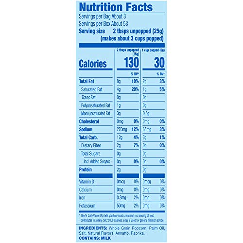 Pop Secret Popcorn, Movie Theater Butter Microwave Popcorn, 36 C