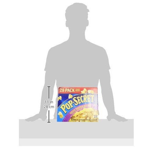 Pop Secret Movie Theater Butter Popcorn, 28 Count, 3.2 Ounce Bags