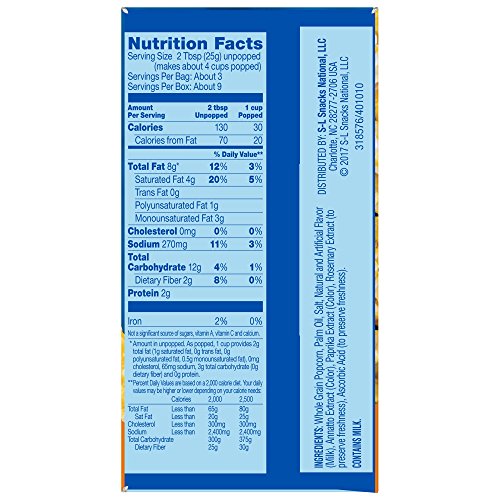 Pop Secret Popcorn, Double Butter, 3-Count Box 9.6 Oz