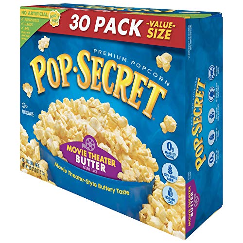 Pop Secret Popcorn, Movie Theater Butter, 3 Oz Microwave Bags, 3