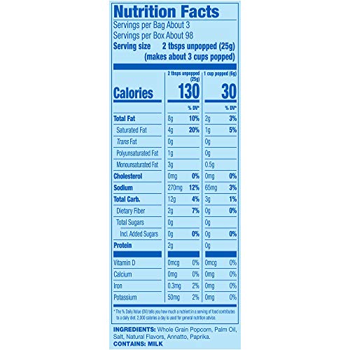 Pop Secret Popcorn, Movie Theater Butter, 3 Oz Microwave Bags, 3