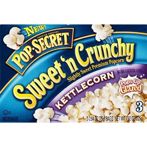 Pop Secret Sweet n Crunchy Kettle Corn Pack of 2 3 Count Boxes