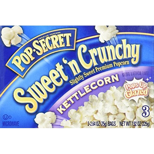 Pop Secret Sweet N Crunchy Popcorn Kettlecorn - 3 CT