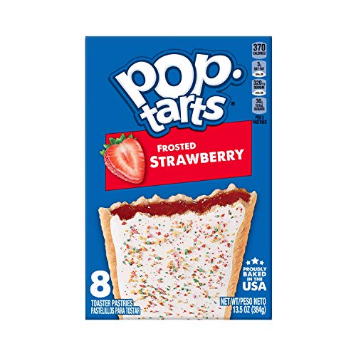 Kelloggs Pop-Tarts Frosted Strawberry Toaster Pastries - Fun Br