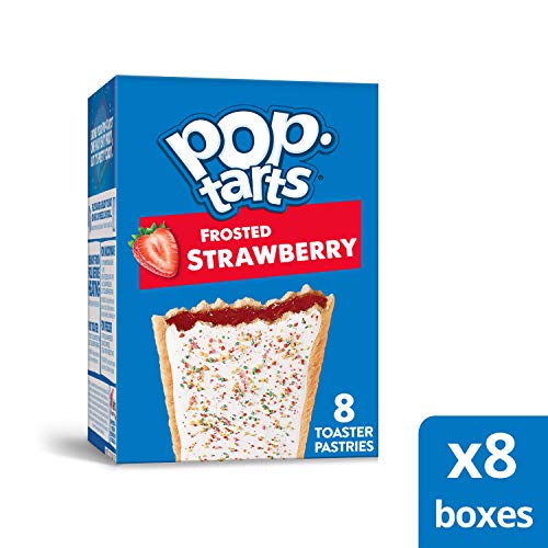 Kelloggs Pop-Tarts Frosted Strawberry Toaster Pastries - Fun Br