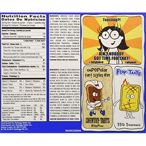 Kelloggs Pop-Tarts Frosted Toaster Pastries Frosted Brown Sugar