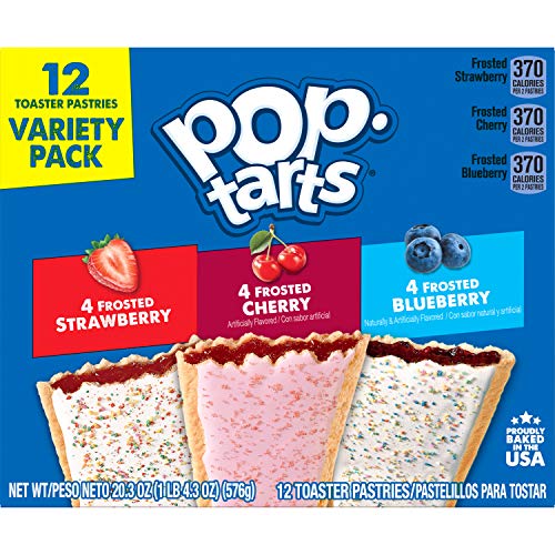 Kelloggs Pop-Tarts Variety Pack - Toaster Pastries For Kids, Fr