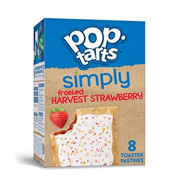 Pop-Tarts Simply Frosted Harvest Strawbery, Toaster Pastries, 13