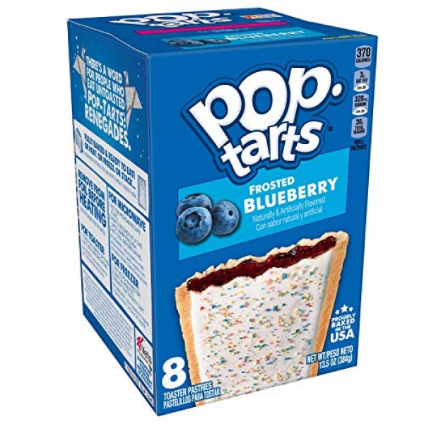 Pop-Tarts, Breakfast Toaster Pastries, Frosted Blueberry, Proudl...