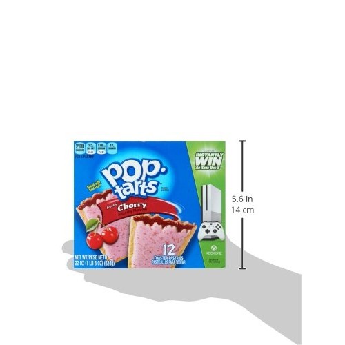 Pop-Tarts Breakfast Toaster Pastries, Frosted Cherry Flavored, 2