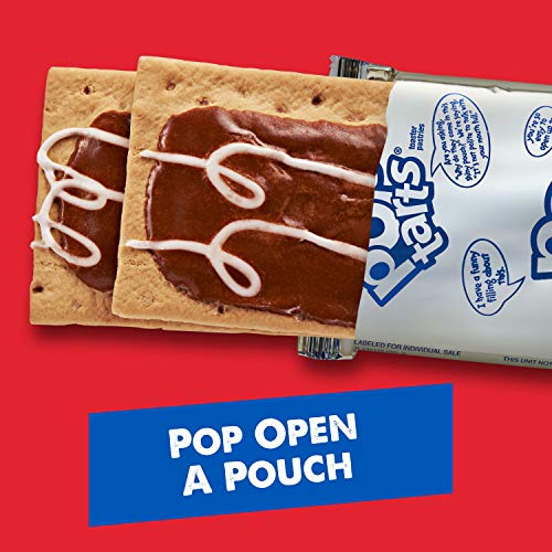 Pop-Tarts, Breakfast Toaster Pastries, Frosted Chocolate Fudge,