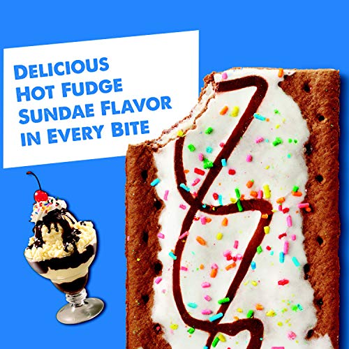 Pop-Tarts, Breakfast Toaster Pastries, Frosted Hot Fudge Sundae,