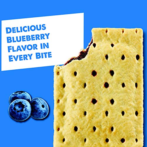 Pop-Tarts Breakfast Toaster Pastries, Unfrosted Blueberry Flavor