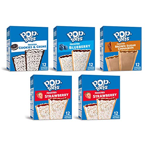 Pop-Tarts, Breakfast Toaster Pastries, Variety Pack, 6.3Lb Case