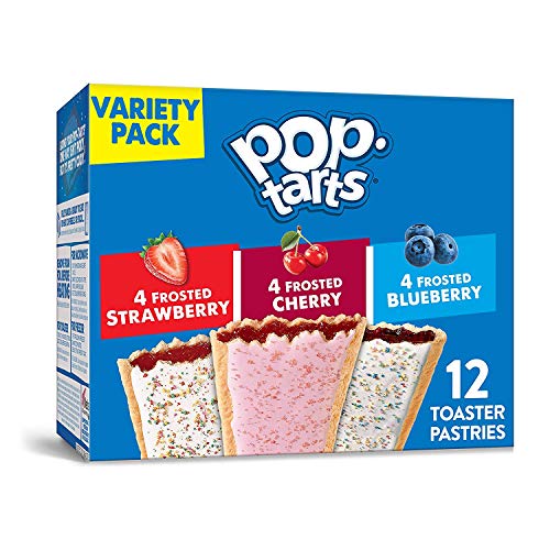Pop-Tarts Variety Pack - Toaster Pastries For Kids, Frosted Stra