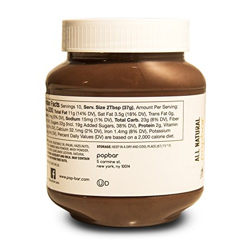 Popspread By Popbar - Chocolate &Amp; Hazelnut Classic Spread 13 Oz
