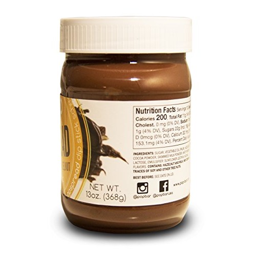 Popspread By Popbar - Chocolate &Amp; Hazelnut Classic Spread 13 Oz
