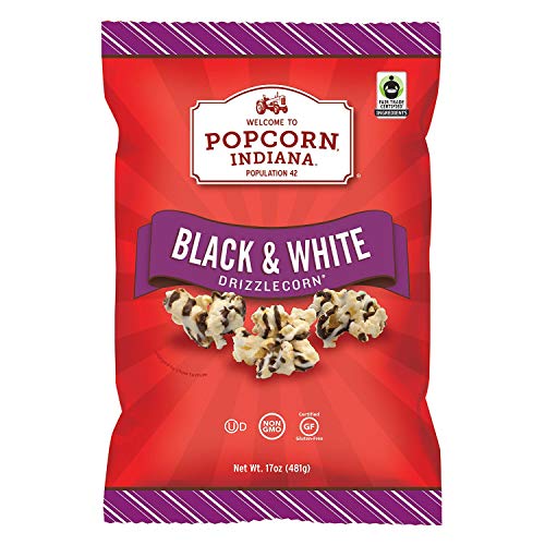 Popchips Popcorn, Indiana Drizzled Black &Amp; White Kettlecorn 17 Oz