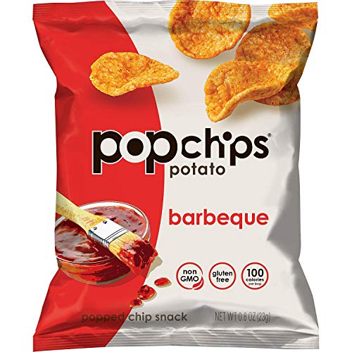 Popchips Potato Chips 3 Flavor Variety Pack Single Serve 0.8 Oz