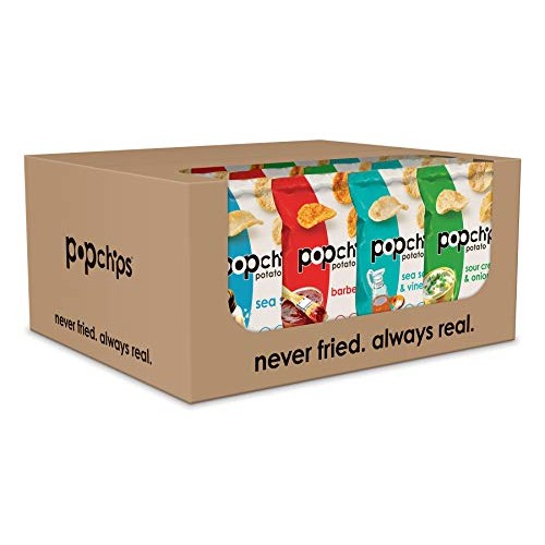 Popchips Potato Chips, Variety Pack, Single Serve 0.8 Ounce Pac