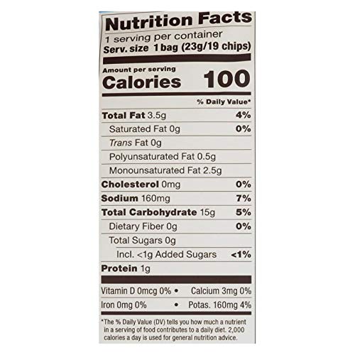 Popchips: Sea Salt Potato Chips 0.8 Oz, 24 Bags