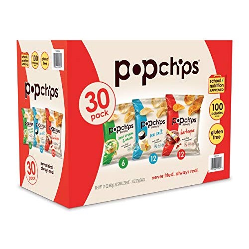 Popchips Variety Box,Great For Lunch Boxes And On-The-Go Snackin