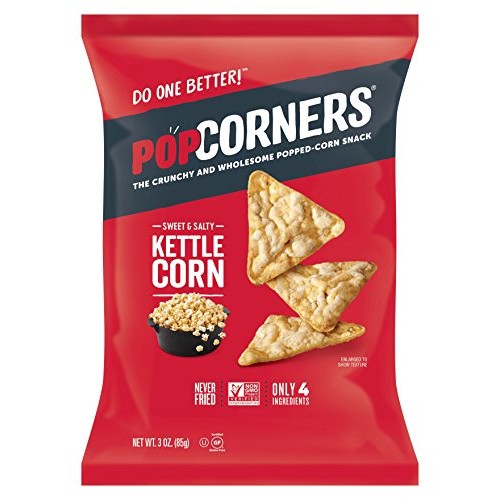 Popcorners Popped Corn Chips, 5 Oz. Bags Set Of 2 Carnival Ke