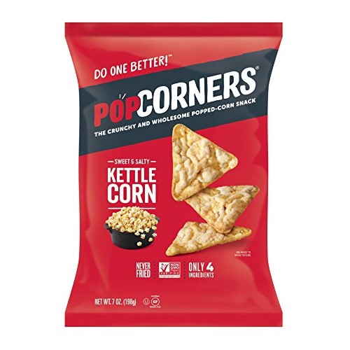 Popcorners Kettle Corn Snack | Gluten Free, Vegan Snack | 12 Pa