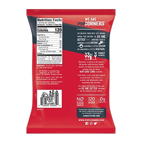 Popcorners Kettle Corn Snack Pack | Gluten Free, Vegan Snack |