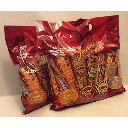 Popcornopolis 12 Cone Snack 20Oz Each Bag Pack Popcorn Assorted