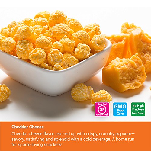 Popcornopolis Gourmet Popcorn 1.26 Gallon Tin With Cheddar Popcorn