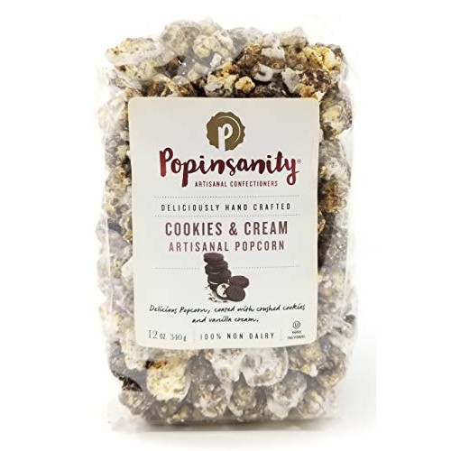 Cookies &Amp; Cream Gourmet Popcorn Deluxe Non-Gmo, Kosher &Amp; Dairy F