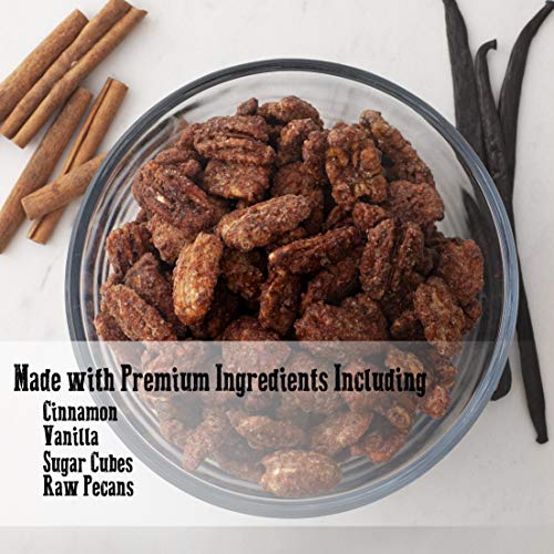 Gourmet Cinnamon Roasted Pecans 24 Oz 1.50 Lb Bag: Addictive S