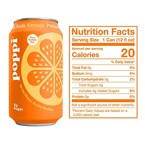 Poppi A Healthy Sparkling Prebiotic Soda With Real Fruit Juice F