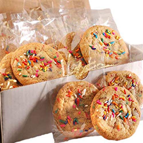 Poppies Gourmet Rainbow Party Cookie Pack Featuring Three Types
