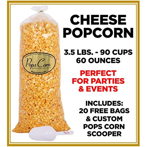 Gourmet Cheese Popcorn Bulk/Wholesale 5 Gal 90 Cups 60 Oz Free S
