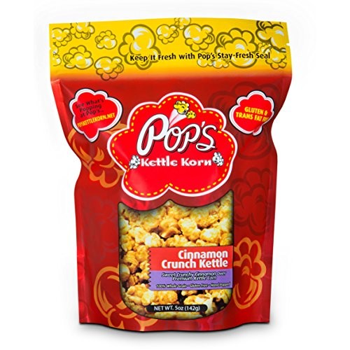 Pops Kettle Korn, Gourmet Popcorn, Decadent 5 Flavor Sampler Pack Pops Kettle Korn, Gourmet Popcorn, Decadent 5 Flavor Sampler Pack