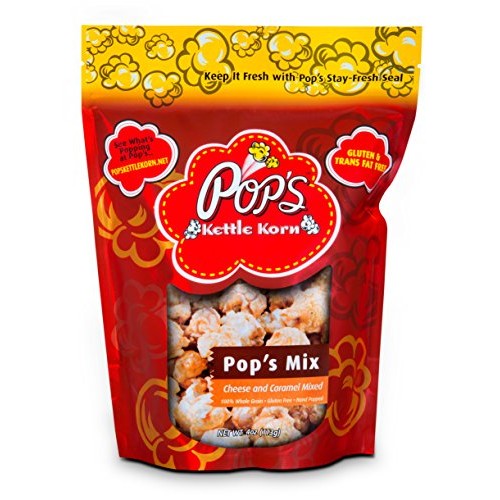 Pops Kettle Korn, Gourmet Popcorn, Decadent 5 Flavor Sampler Pack Pops Kettle Korn, Gourmet Popcorn, Decadent 5 Flavor Sampler Pack