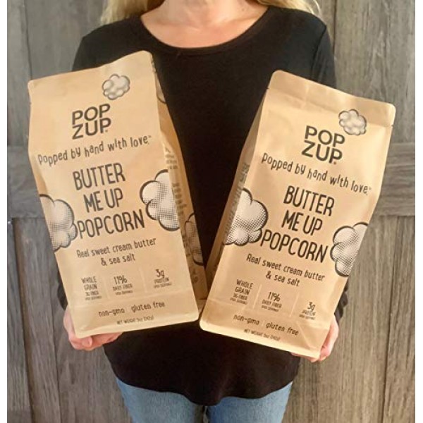 Butter Me Up Popcorn- Popped &Amp; Seasoned By Hand With Pure &Amp; Simp