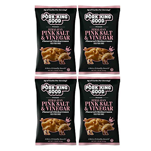 Pork King Good Himalayan Pink Salt &Amp; Vinegar Pork Rinds Chichar