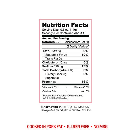 Pork King Good Himalayan Pink Salt &Amp; Vinegar Pork Rinds Chichar