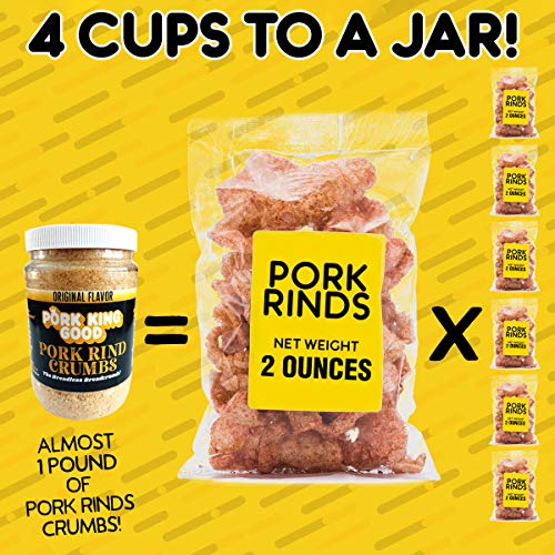 Pork King Good Low Carb Keto Diet Pork Rind Breadcrumbs! Perfect...