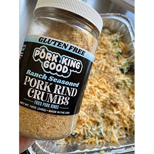 Pork King Good Low Carb Keto Diet Ranch Pork Rind Breadcrumbs! P