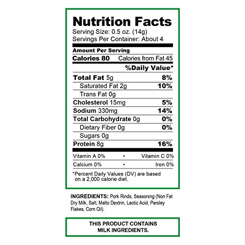 Pork King Good Onion &Amp; Sour Cream Pork Rinds Chicharrones 4 P