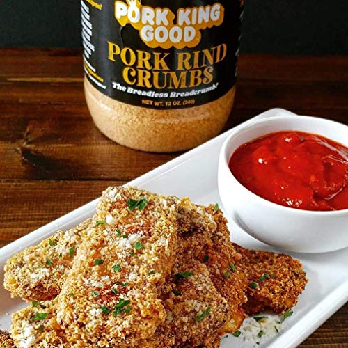 Pork King Good - Pork Rind Breadcrumbs - 2 Pack! Keto Friendly, ...