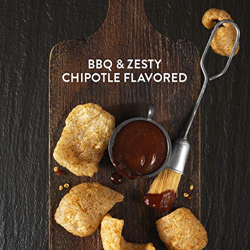 Porq Artisan Fried Pork Rinds - Bbq &Amp; Zesty Chipotle; Keto Frien