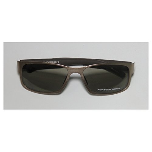 Porsche Designs Sunglasses P8550 B Sand, Dark Brown Gray 58 17 135