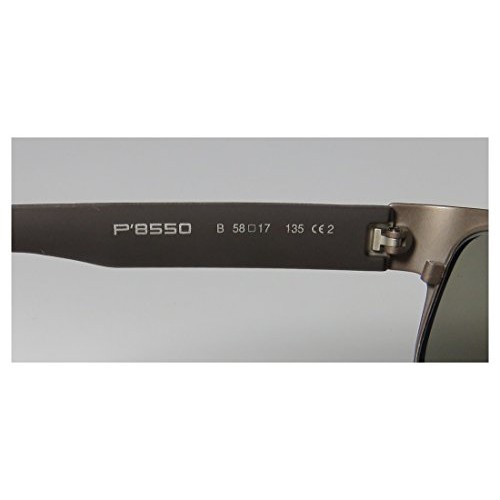 Porsche Designs Sunglasses P8550 B Sand, Dark Brown Gray 58 17 135